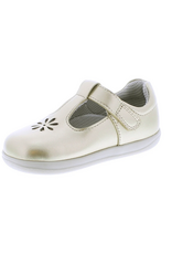 Footmates Becky T-Strap Gold 276