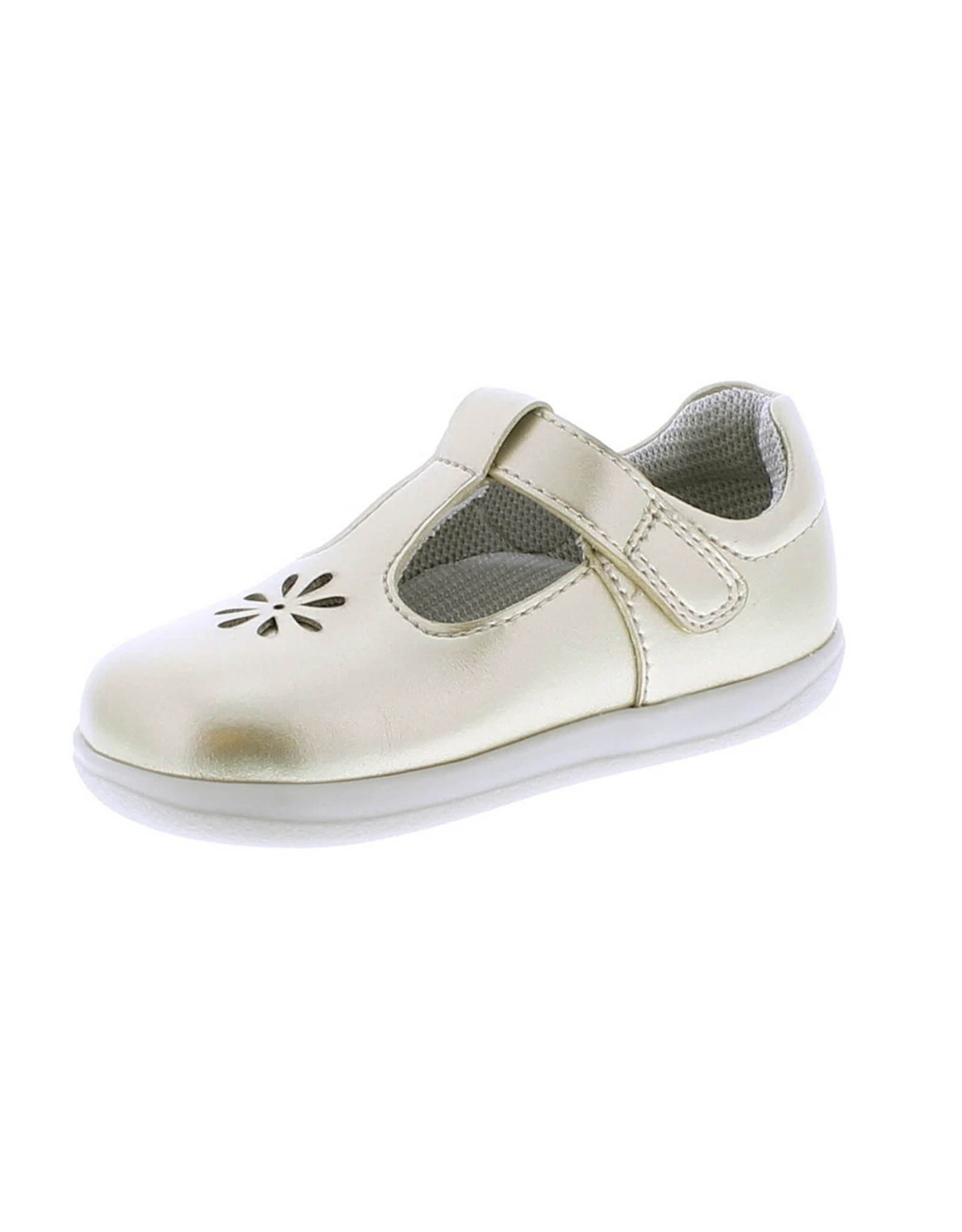 Footmates Becky T-Strap Gold 276