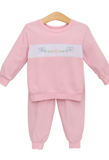 Trotter Street Kids TSF26 Flower Jogger Set