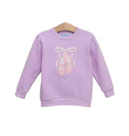 Trotter Street Kids French Terry Ballet Shoes Pullover