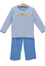Trotter Street Kids TSF26 Construction Trucks Pant Set