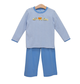 Trotter Street Kids Construction Trucks Pant Set