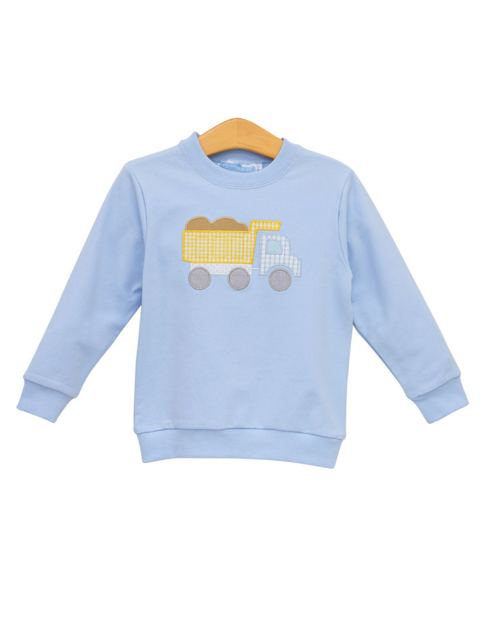 Trotter Street Kids TSF26 French Terry Dump Truck Pullover