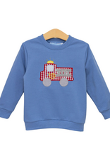 Trotter Street Kids TSF26 French Terry Fire Truck Pullover