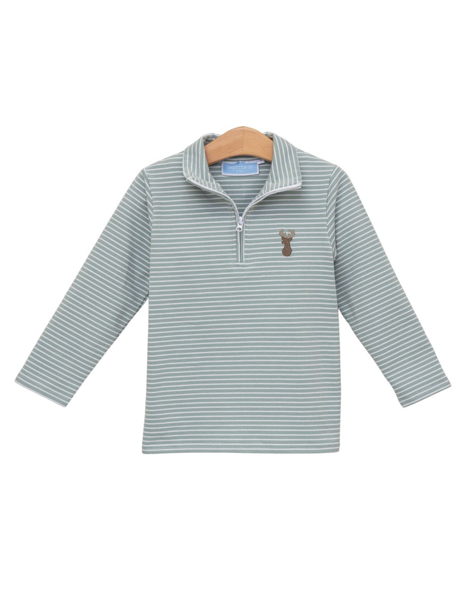 Trotter Street Kids TSF26 Deer 1/4 Zip Pullover