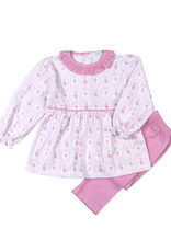 Baby Loren PIB-220 Pink Ballerina Legging Set