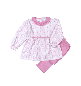 Baby Loren Pink Ballerina Legging Set