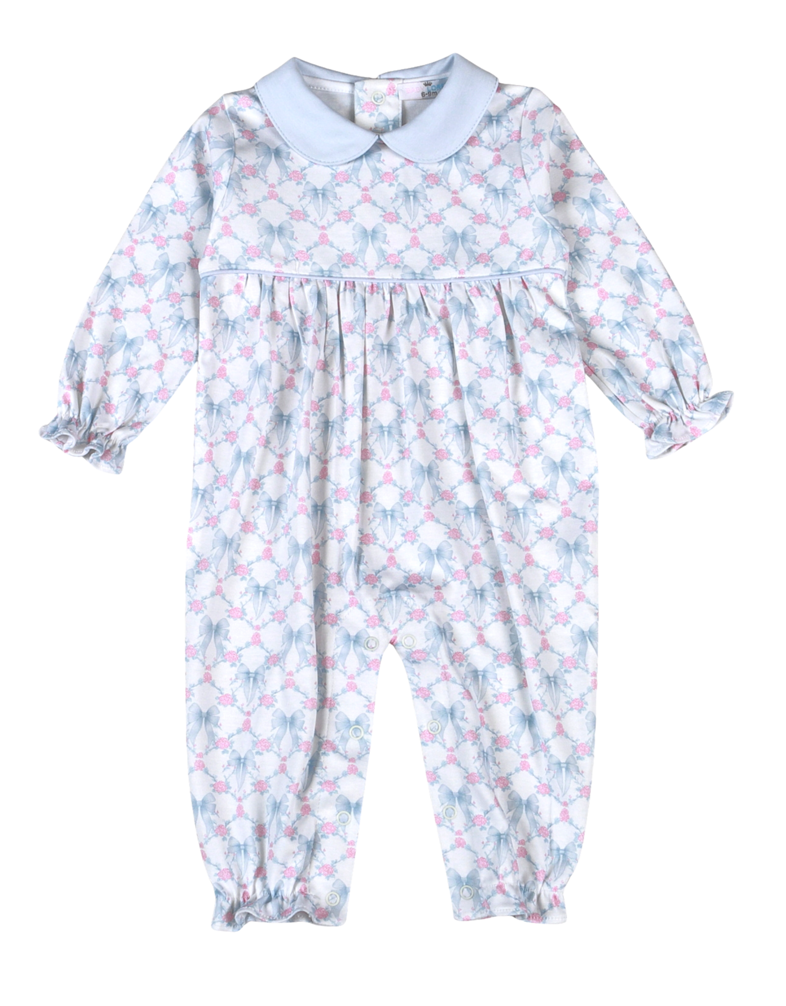 Baby Loren BCQ-234 Blue Coquettes Romper