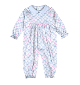 Baby Loren Blue Coquettes Romper