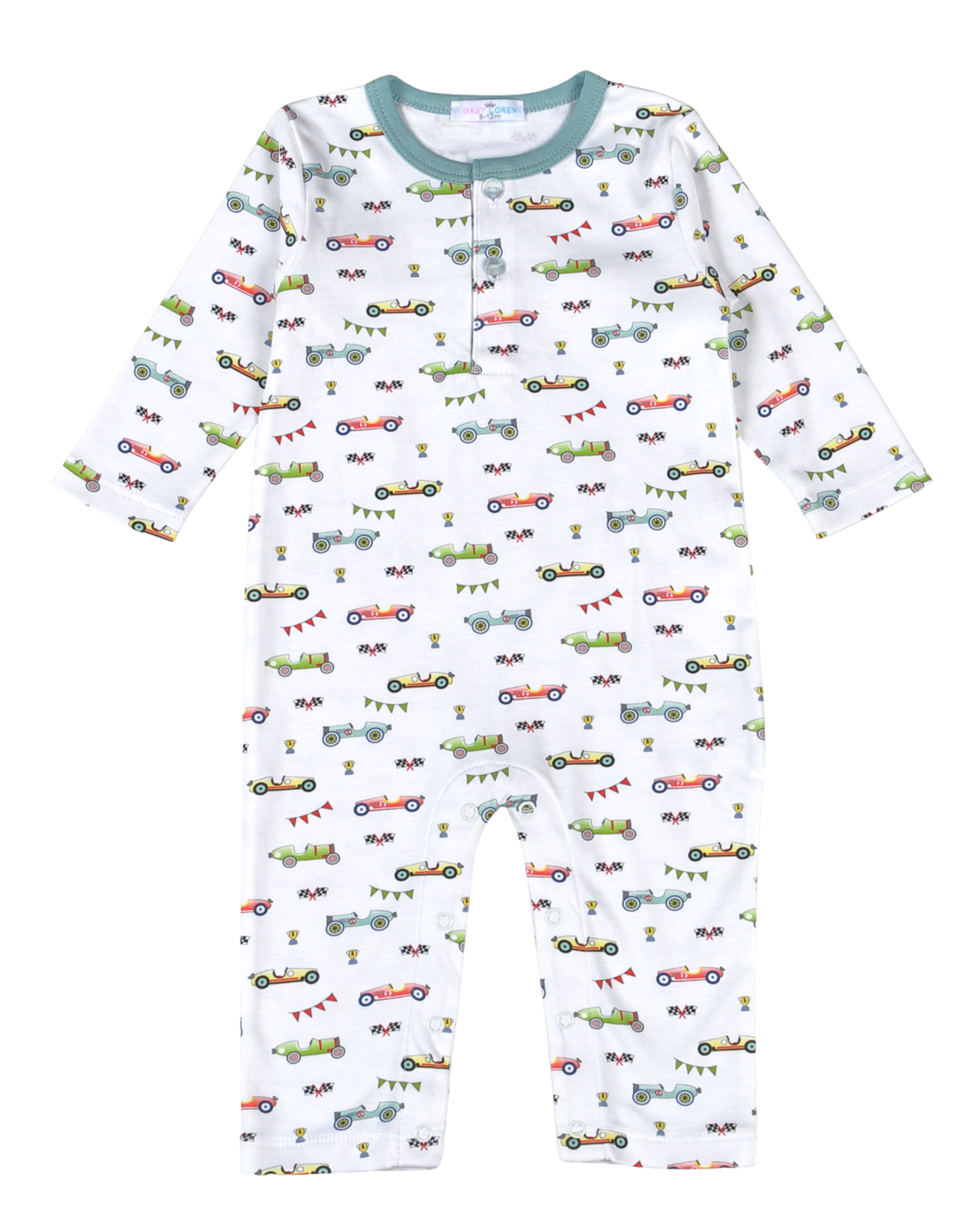 Baby Loren RCA-034 Racing Cars Romper