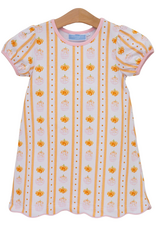 Trotter Street Kids TSF26 Pumpkin Patch Scalloped Dress