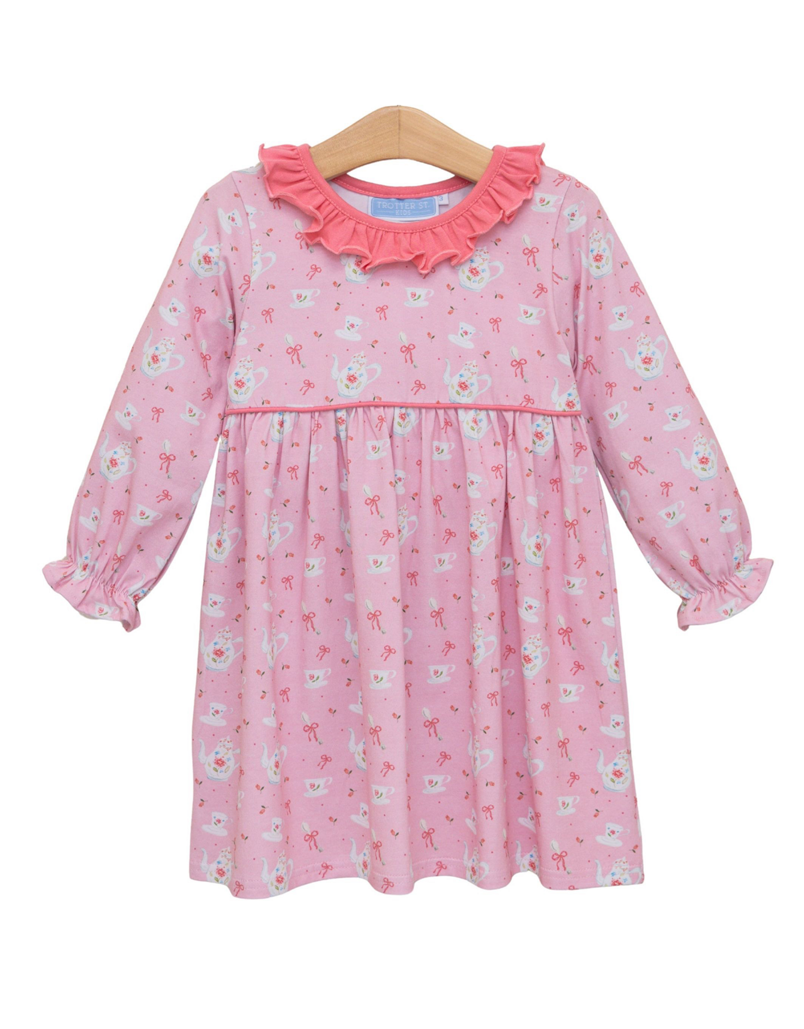 Trotter Street Kids TSF26 Tea for Two Dress