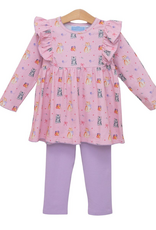 Trotter Street Kids TSF26 Fluffy Friends Pant Set