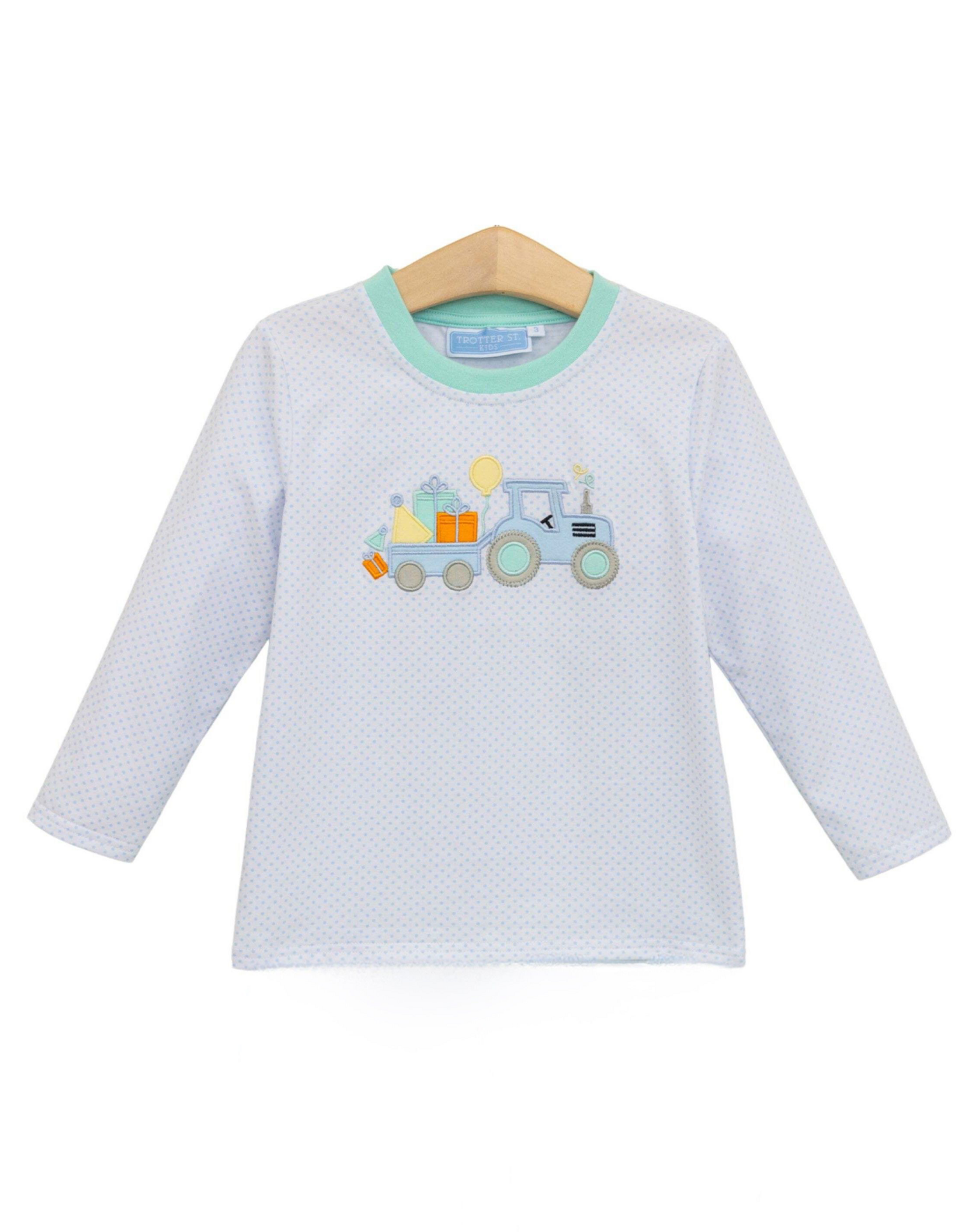 Trotter Street Kids TSF26 Blue Birthday Shirt