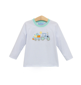 Trotter Street Kids Blue Birthday Shirt