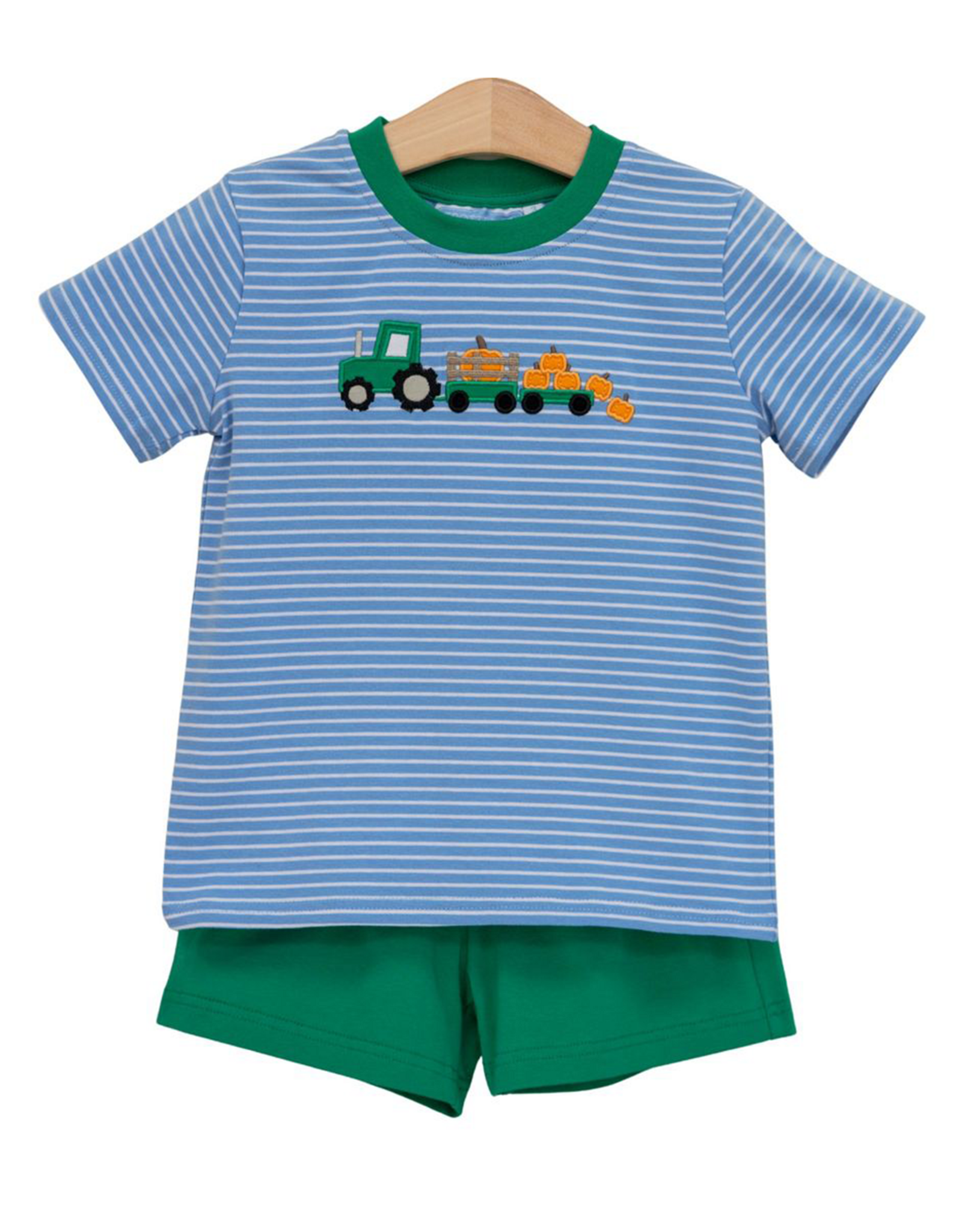 Trotter Street Kids TSF26 Tractor Trail Short Set