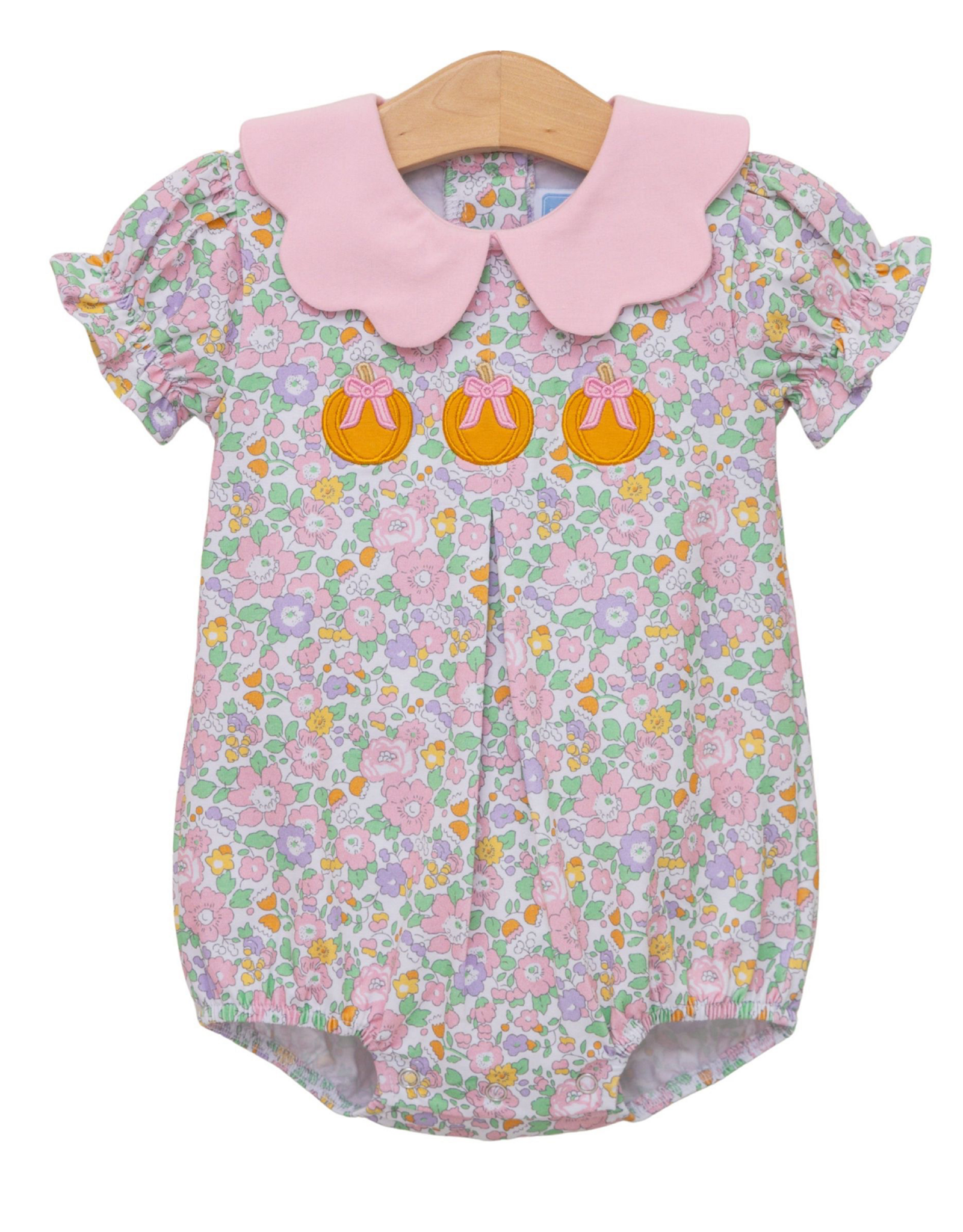 Trotter Street Kids TSF26 Pumpkin Floral Bubble