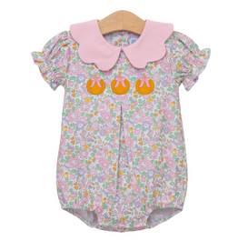 Trotter Street Kids Pumpkin Floral Bubble