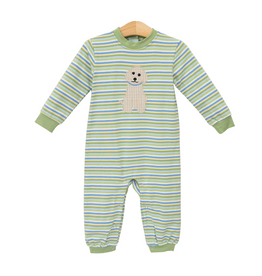 Trotter Street Kids Boy Puppy Romper