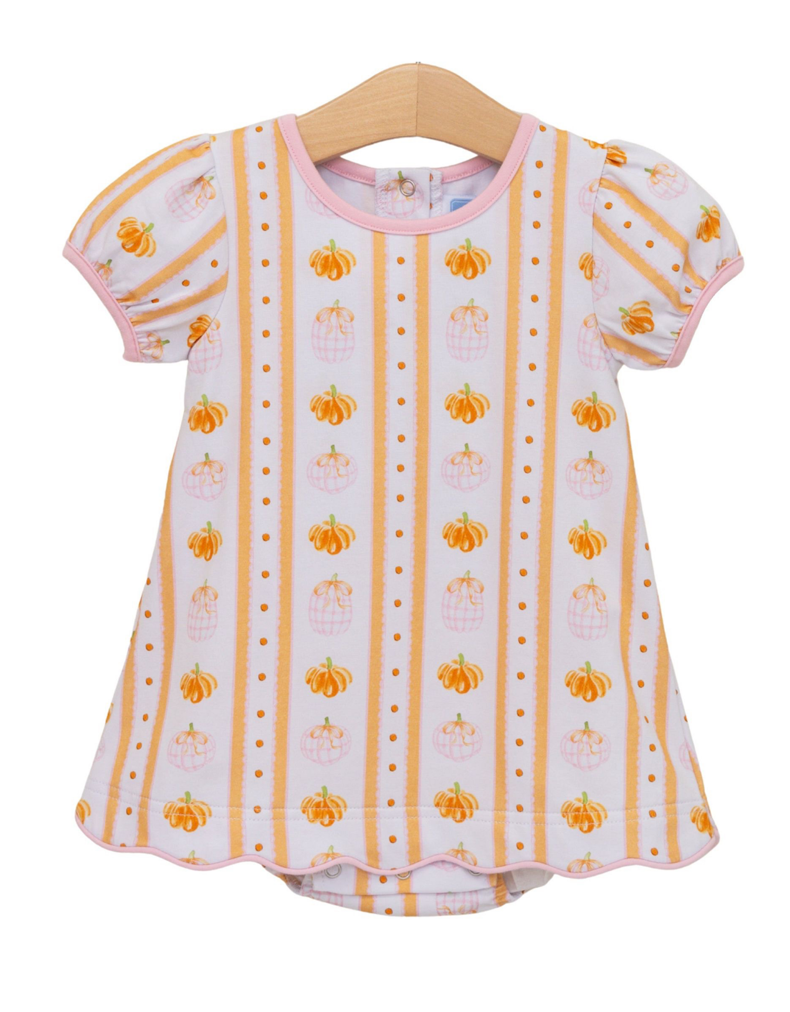 Trotter Street Kids TSF26 Pumpkin Patch Scalloped Bubble