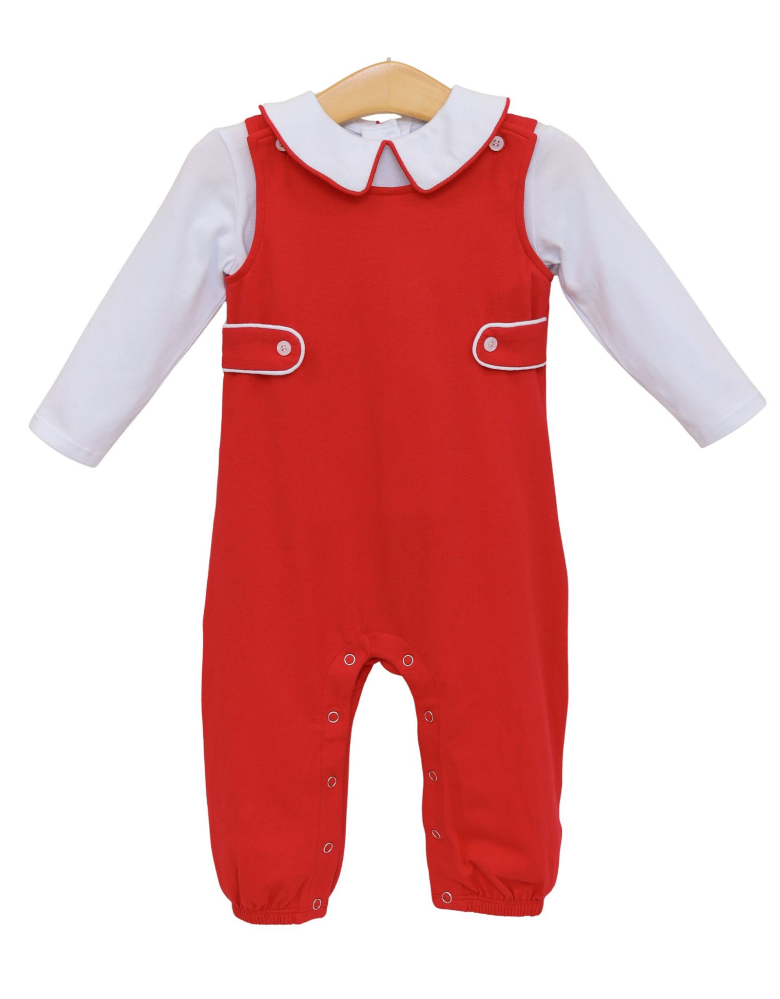 Trotter Street Kids TSF26 Elijah Jon Jon Set Red