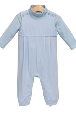 Trotter Street Kids TSF26 Archie Jon Jon Set Lt. Blue Microgingham