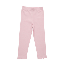 Trotter Street Kids Scalloped Legging Pink Microgingham