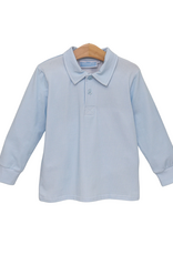 Trotter Street Kids TSF26 Jackson Polo Lt. Blue Microgingham