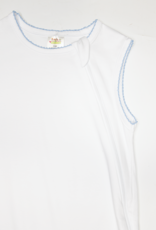 Zsa Zsa & Lolli ZZL Picot Trim Baby Sleep Sack BLUE