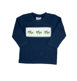 Three Sisters Reelin' Them In Smocked Shirt