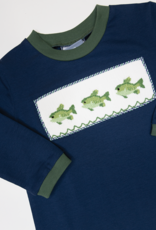 Three Sisters 739 Reelin' Them In Smocked Romper