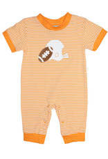 Three Sisters 870 Orange Football Romper