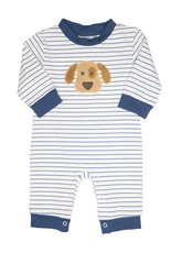 Three Sisters 858 Puppy  Applique Romper