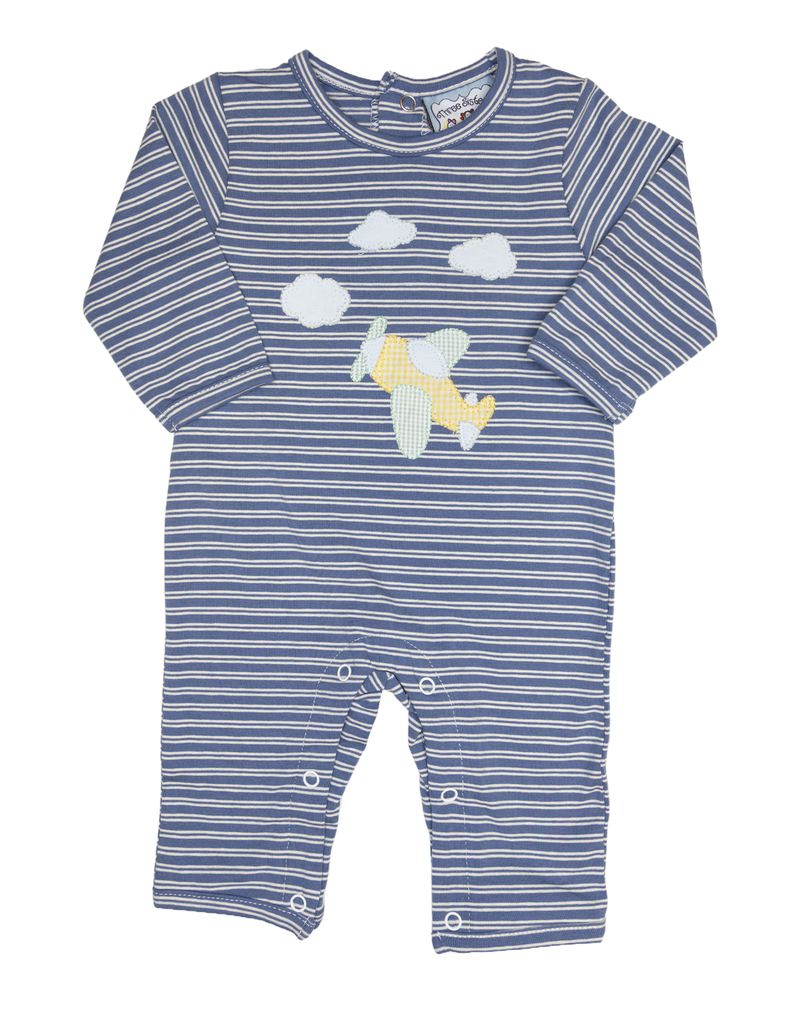 Three Sisters 881 Airplane Applique Romper