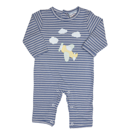 Three Sisters Airplane Applique Romper