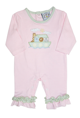 Three Sisters 838 PINK Noah Ark Romper