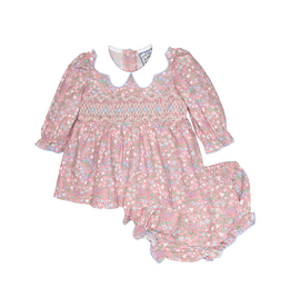 Three Sisters Mulberry Meadow Smocked Bloomer Set