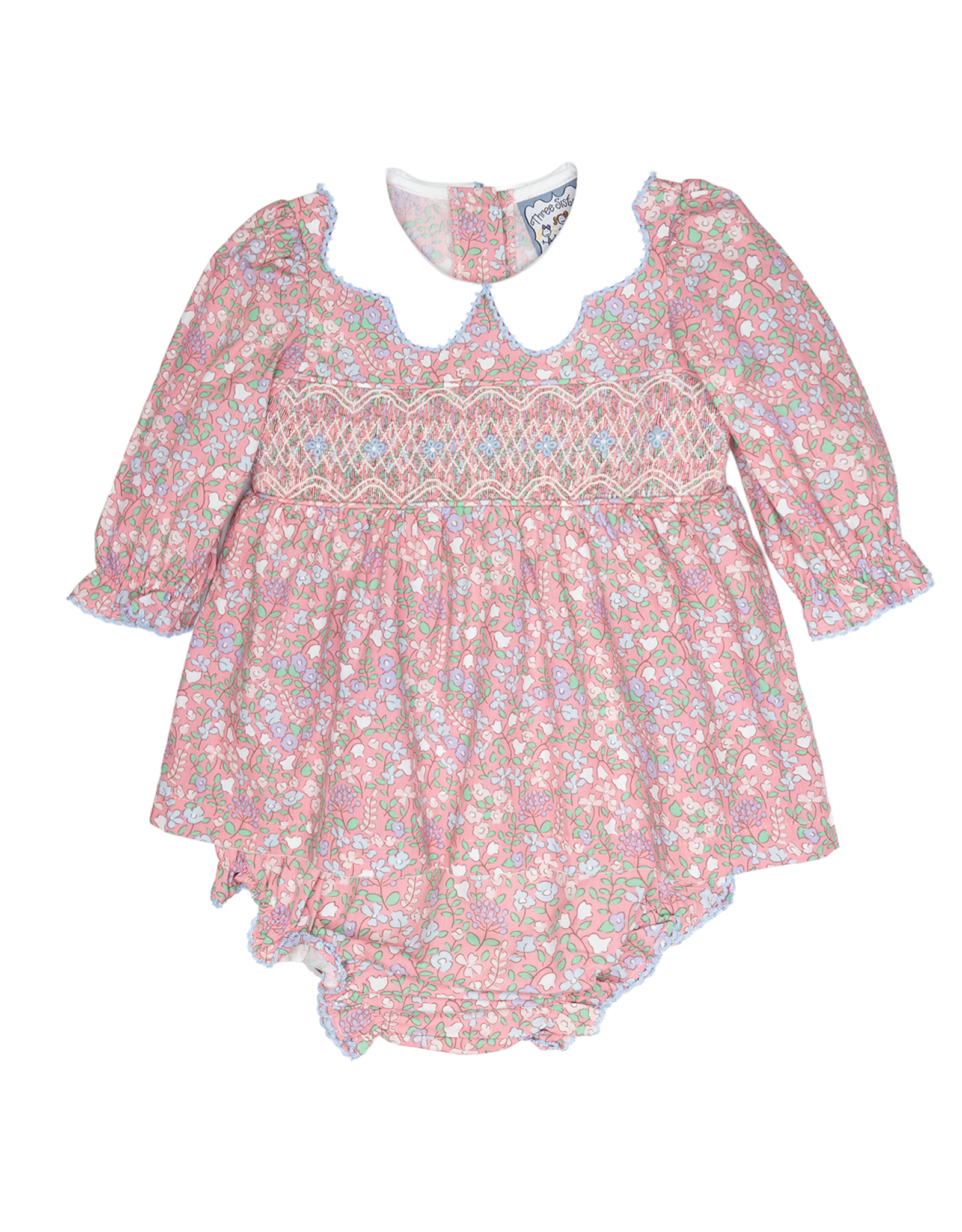 Three Sisters 751 Mulberry Meadow Smocked Bloomer Set