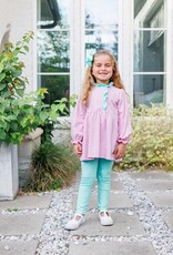 Trotter Street Kids TSF26 Scarlett Pant Set Pink Stripe/Mint