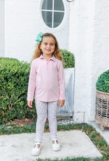 Trotter Street Kids TSF26 Autumn Blooms 1/4 Zip Pant Set