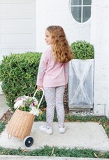 Trotter Street Kids TSF26 Autumn Blooms 1/4 Zip Pant Set