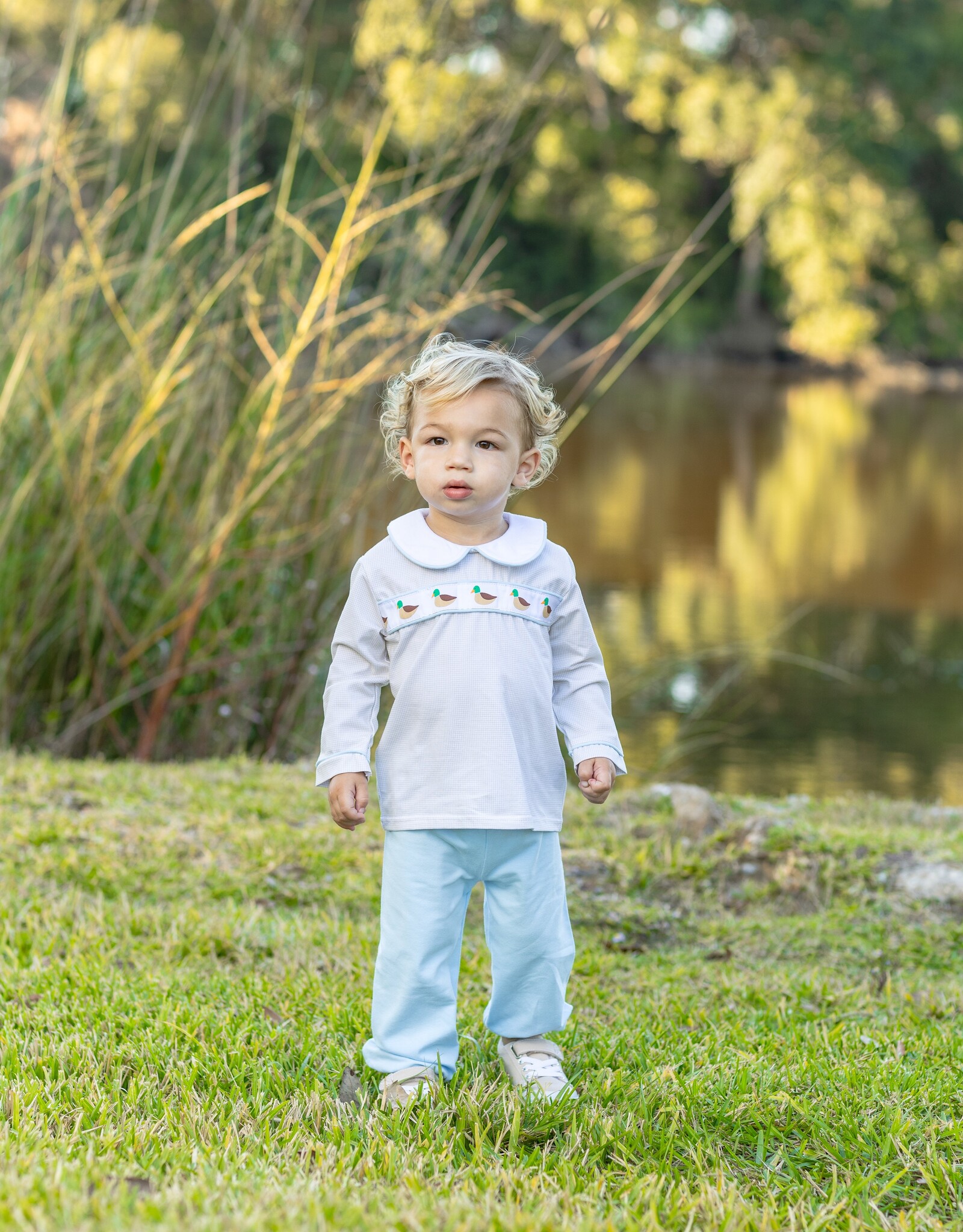 Trotter Street Kids TSF26 Mallard Migration Bloomer Set