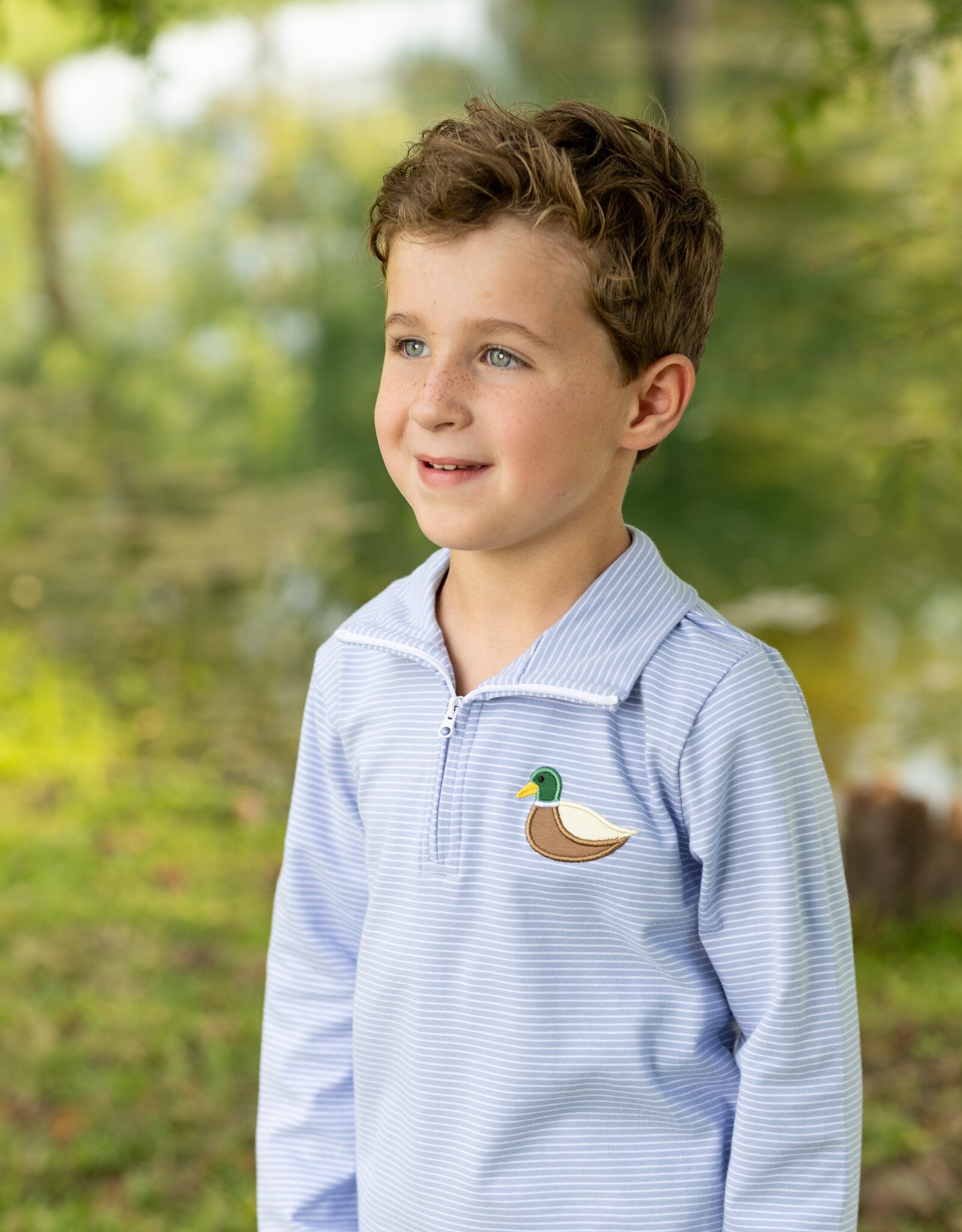 Trotter Street Kids TSF26 Mallard 1/4 Zip Pullover
