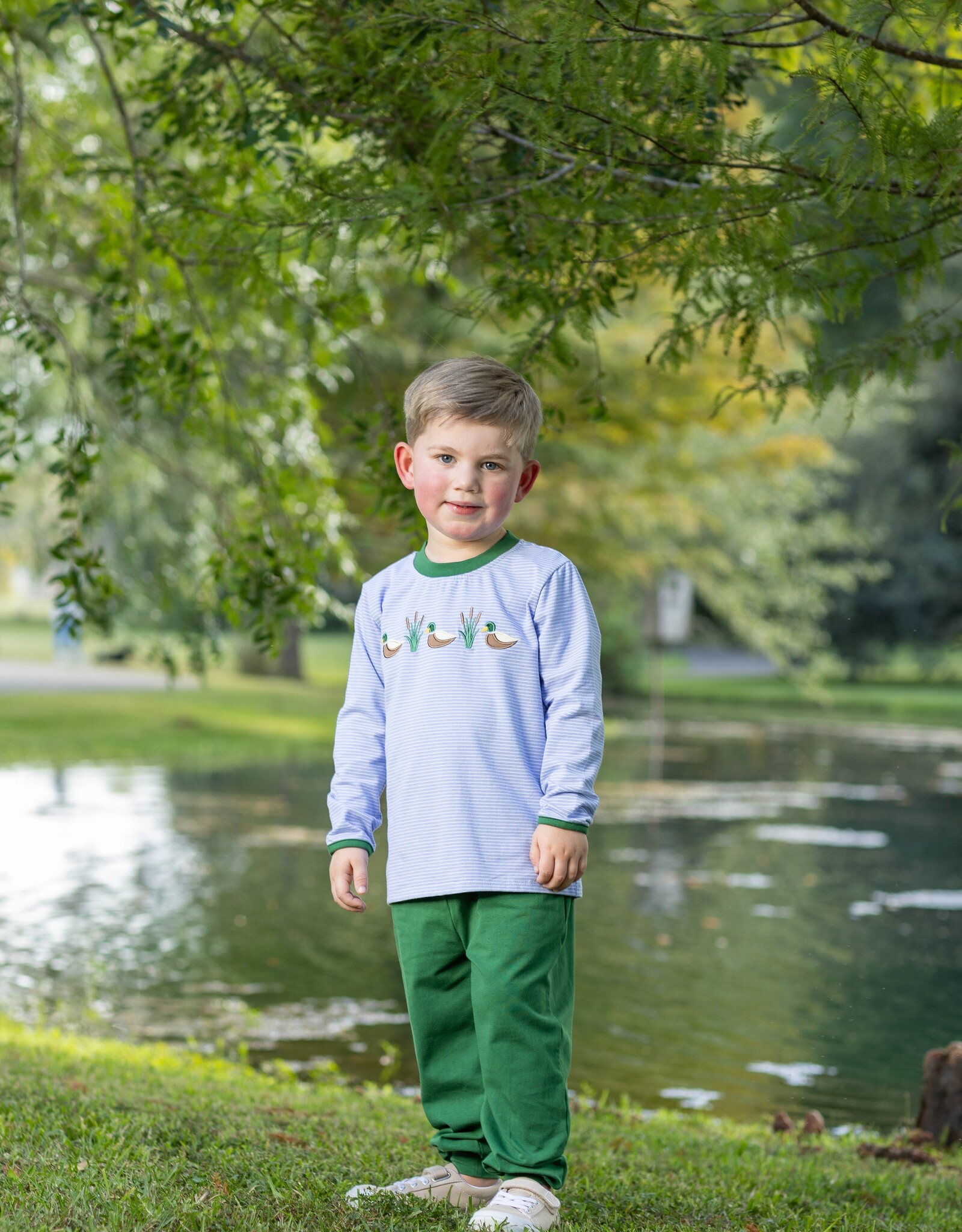 Trotter Street Kids TSF26 Mallard Trio Pant Set