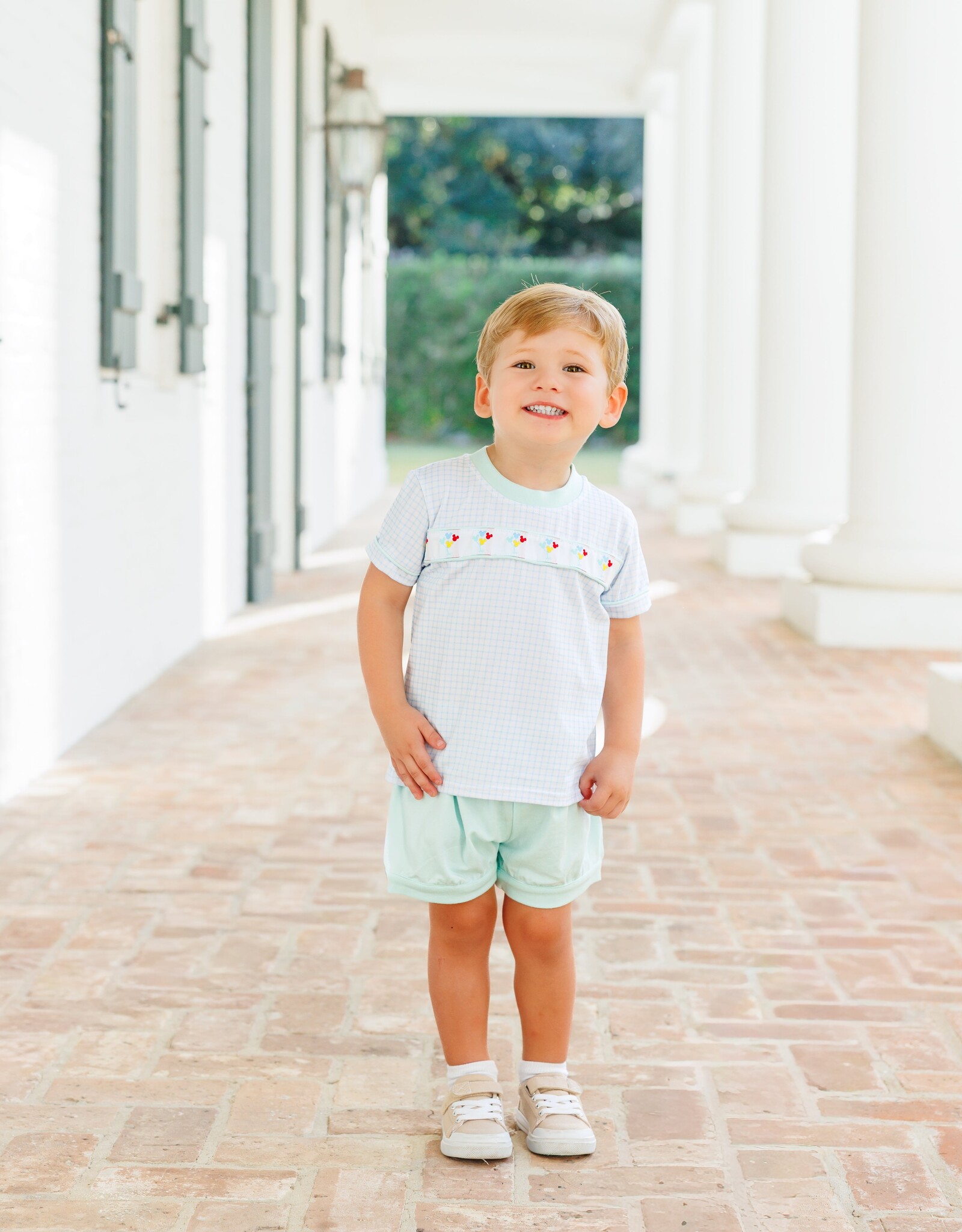 Trotter Street Kids TSF26 Magical Balloons Banded Short Set