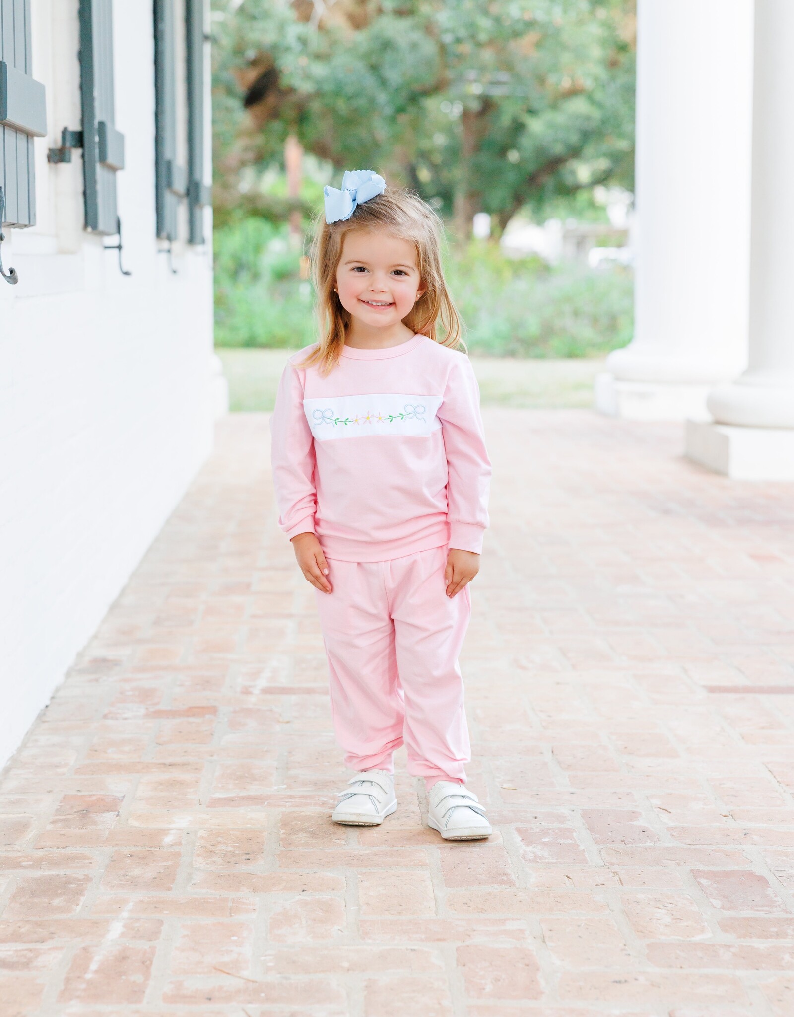 Trotter Street Kids TSF26 Flower Jogger Set