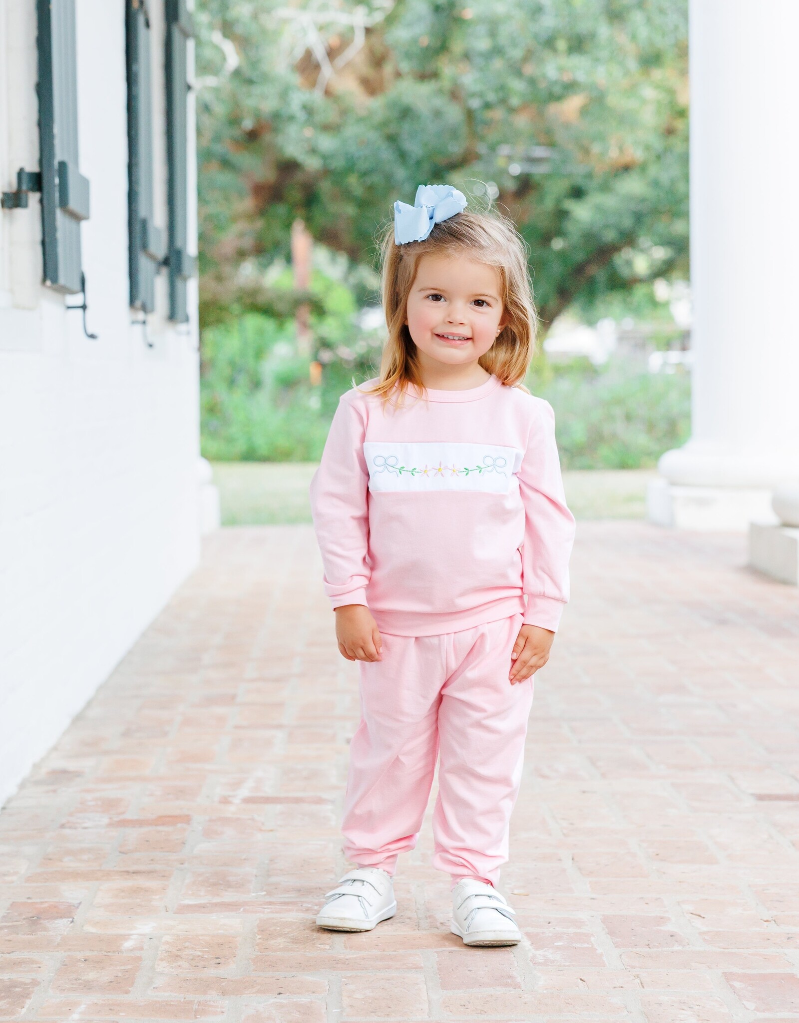 Trotter Street Kids TSF26 Flower Jogger Set