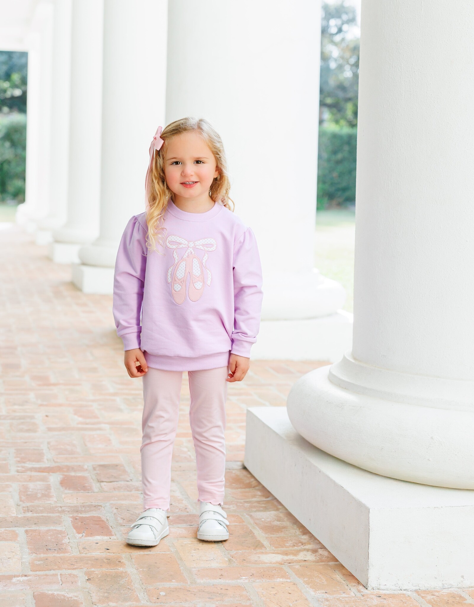 Trotter Street Kids TSF26 French Terry Ballet Shoes Pullover