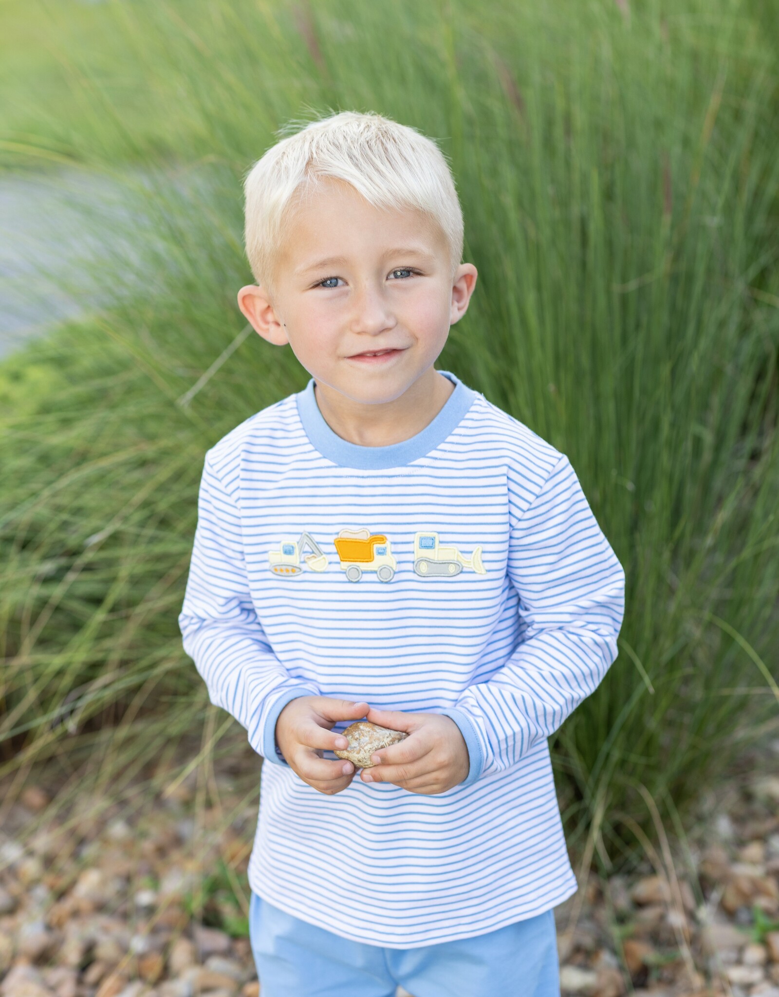 Trotter Street Kids TSF26 Construction Trucks Pant Set