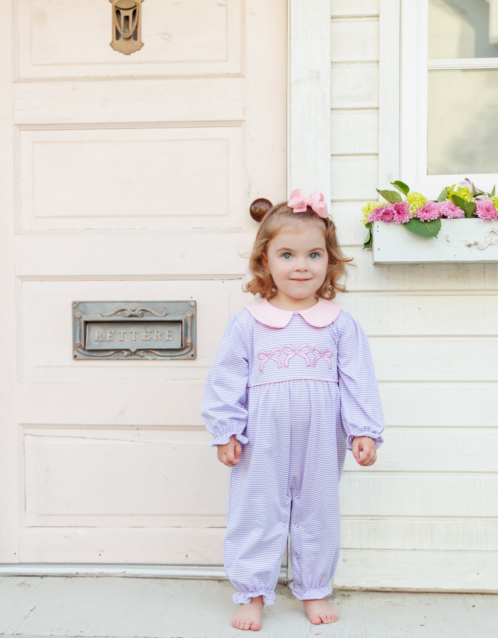 Trotter Street Kids TSF26 Bows Romper